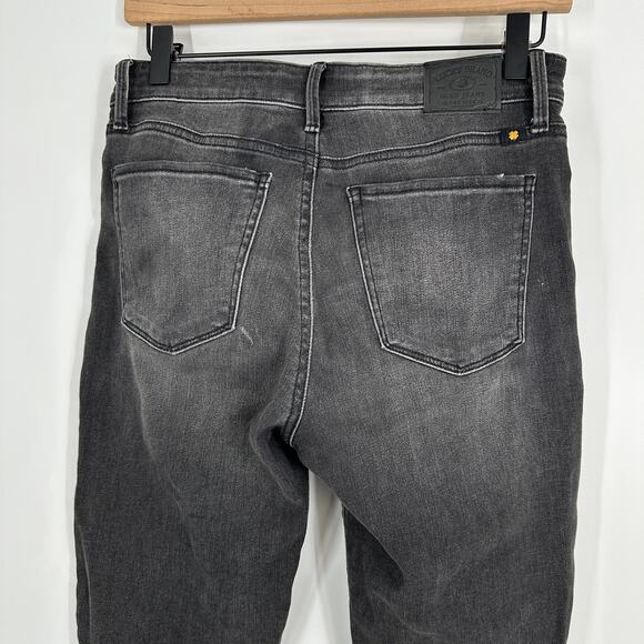 Lucky Brand Jeans Mid Rise Ava Skinny Black Wash Womens Denim 4 / 27 - Picture 4 of 10